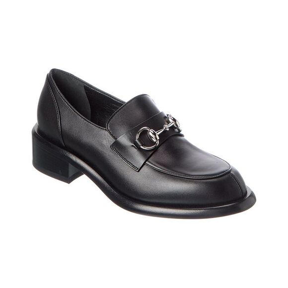 Gucci Shoes - Gucci Horsebit Leather Loafer, Black